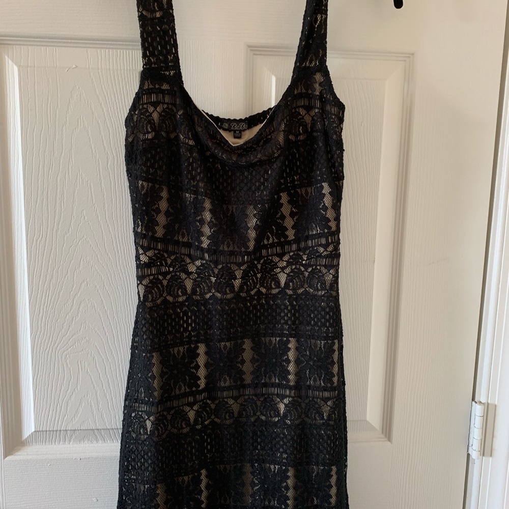 Black and Tan dress knee length
